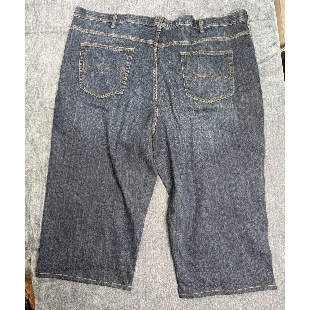Lee Loose Fit Denim Bermuda Shorts Womens 50x30 Blue Jean Walking Shorts